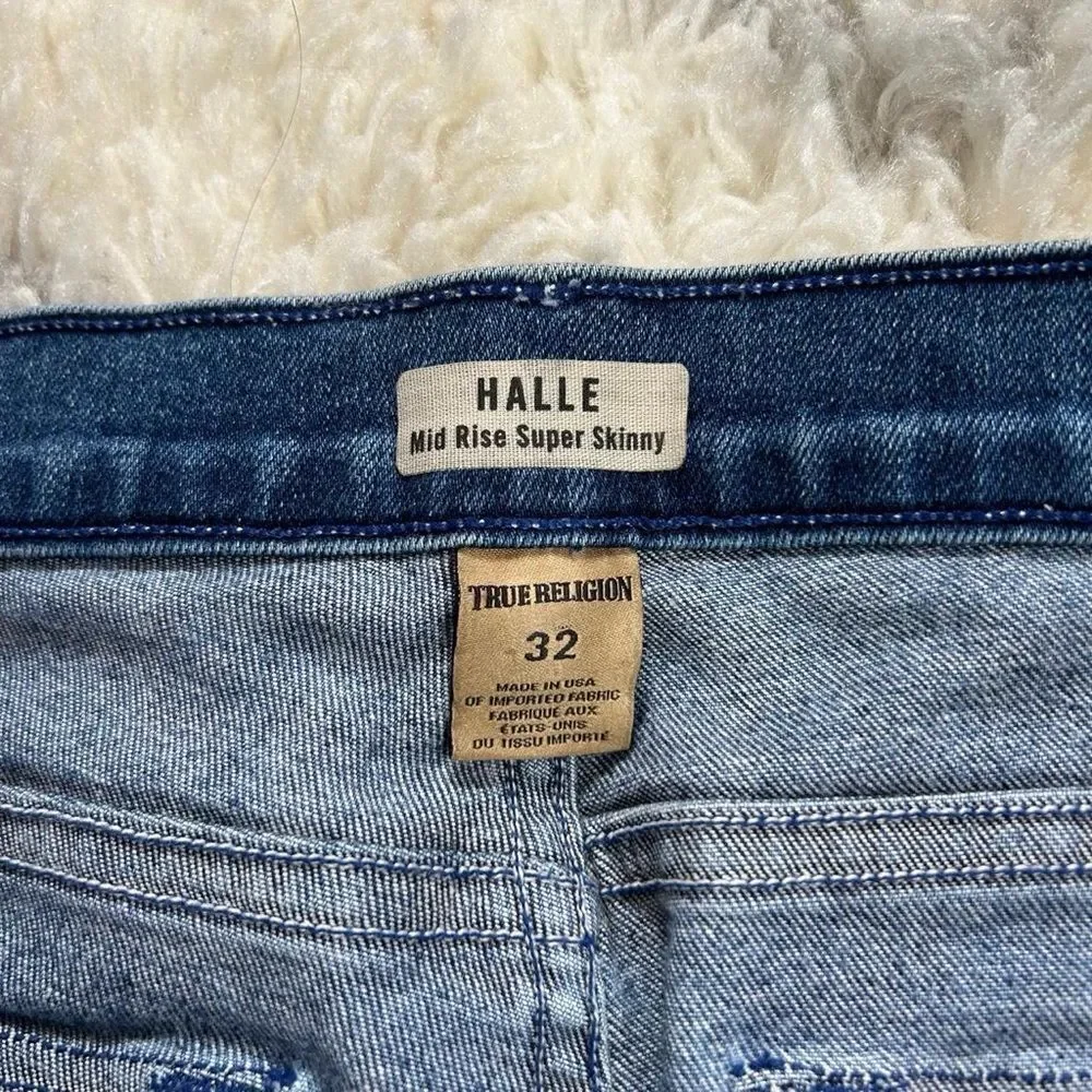 True Religion Indigo Skinny Jeans